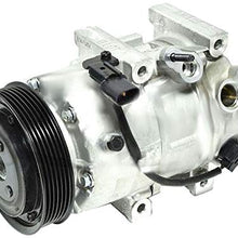 A/C Compressor with Clutch - Compatible with 2011 Hyundai Sonata