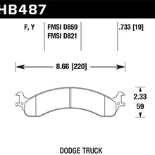 Hawk Performance HB487F.733 HPS Performance Ceramic Brake Pad