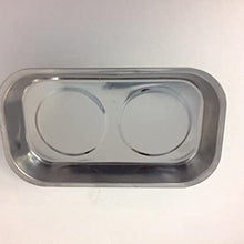 2 PARTS TRAYS 9 3/8"x5 3/8" Stainless Steel Magnetic Parts Tray Auto,Garage,Home