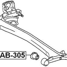 4872552040 - Arm Bushing (for Rear Control Arm) For Toyota