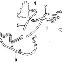 Mercedes Benz Genuine Cooling Pipe 140-460-11-24