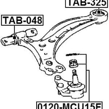 4806848010 - Rear Arm Bushing (for Front Arm) For Toyota - Febest
