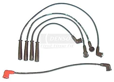 Ignition Wire Set 7mm 671-4196 Denso, Compatible with Nissan 240SX 89-90 2.4L L4