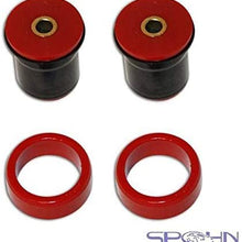 Rear Axle Housing Rear Upper Control Arm Polyurethane Bushings with Clamshells