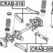 52088220 - Arm Bushing (for Lateral Control Arm) For Chrysler - Febest