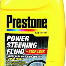 Prestone AS263-6PK Power Steering Fluid with Stop Leak - 32 oz, (Pack of 6)
