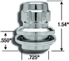 Gorilla Automotive 73631TB-5 Toyota Mag Wheel locks With Washer (12mm x 1.50 Thread Size) 5 Pack