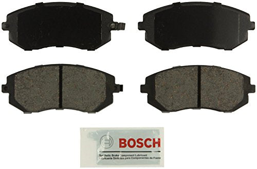 Bosch BE929 Blue Disc Brake Pad Set for Saab: 2005-06 9-2X; Subaru: 2003-06 Baja, 2003-10 Forester, 2002-14 Impreza, 2002-12 Legacy, 2002-12 Outback, 2013-14 WRX - FRONT