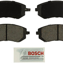 Bosch BE929 Blue Disc Brake Pad Set for Saab: 2005-06 9-2X; Subaru: 2003-06 Baja, 2003-10 Forester, 2002-14 Impreza, 2002-12 Legacy, 2002-12 Outback, 2013-14 WRX - FRONT