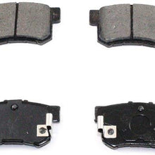 DuraGo BP537 MS Rear Semi-Metallic Brake Pad
