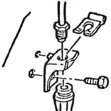 Inline Tube (E-2-5) Brake Hose Bracket Pair Compatible with 1969-72 GM A-body With Factory Disc Brake