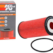 K&N Premium Oil Filter: Designed to Protect your Engine: Compatible with Select AUDI/PORSCHE/VOLKSWAGEN Vehicle Models (See Product Description for Full List of Compatible Vehicles), PS-7038
