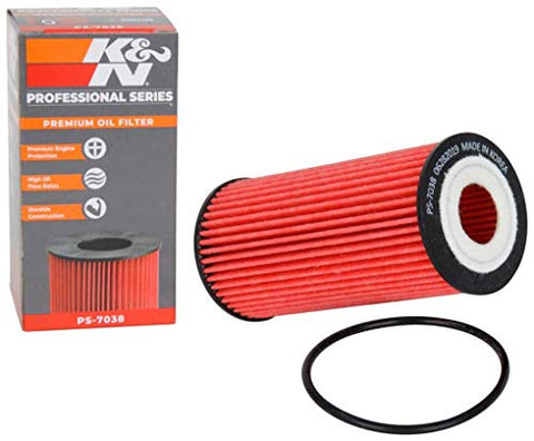 K&N Premium Oil Filter: Designed to Protect your Engine: Compatible with Select AUDI/PORSCHE/VOLKSWAGEN Vehicle Models (See Product Description for Full List of Compatible Vehicles), PS-7038