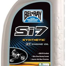 BEL-RAY SI-7 FULL SYNTH 2T ENGINE OIL (1L), Manufacturer: BEL-RAY, Manufacturer Part Number: 99440-B1LW-AD, Stock Photo - Actual parts may vary. (1)