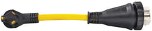 Quick Products QP-30M30T012 Twist Lock Adapter Cord - 30A Male to 30A Twist Lock, 12"