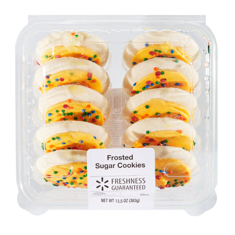 Freshness Guaranteed Frosted Sugar Cookies, 13.5 oz, 10 Count