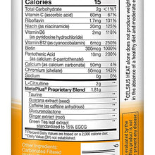 CELSIUS HEAT Orangesicle Performance Energy Drink, Zero Sugar, 16oz. Can, 12 Pack