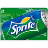 Sprite Lemon Lime Soda Soft Drinks, 12 fl oz, 24 Pack