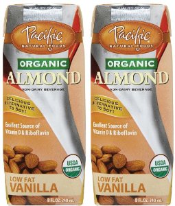 Pacific Natural Naturally Almond Vanilla Low Fat Beverage (12x32 Oz)