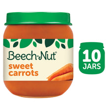 (10 Pack) Beech-Nut Stage 2, Sweet Carrots Baby Food, 4 oz Jar