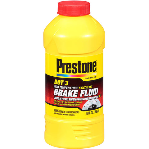 Prestone DOT 3 Brake Fluid, 12 oz