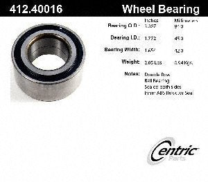 Centric 412.40016E Front Wheel Bearing