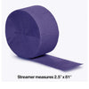 Creative Converting Purple Crepe Streamers 81'