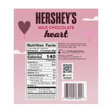 HERSHEY'S, Solid Milk Chocolate Valentine's Day Heart Candy, 5 ounce Gift Box