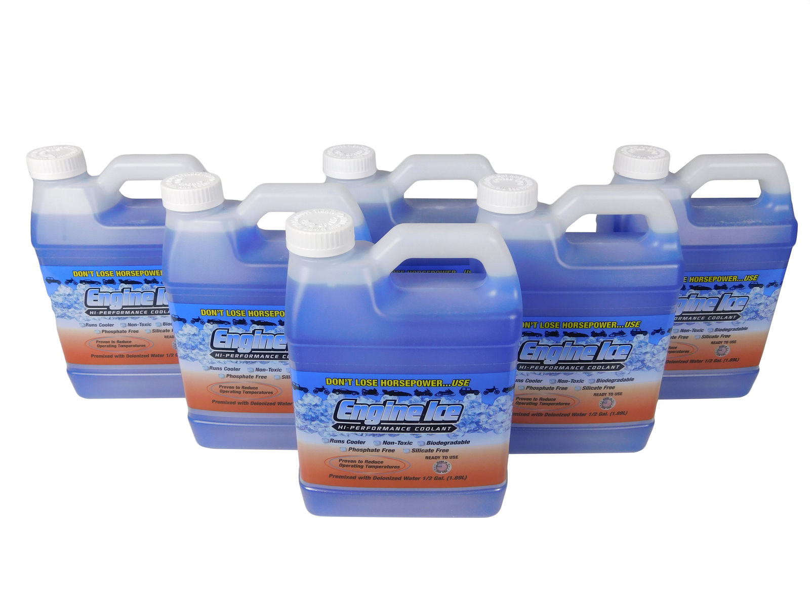 Engine Ice TYDS008-03 High Performance Coolant, 0.5 gallon, 6 Pack