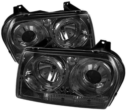 Spyder Auto PRO-YD-C305-HL-SM Smoke Halo LED Projection Headlight (Smoke)