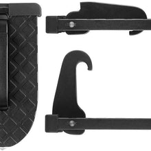 1byhome Car Door Step Vehicle Doorstep,Folding Ladder Foot Pegs with Safety Hammer Tools Easy Access Car Rooftop Roof-Rack for Car, Jeep, SUV (Black)