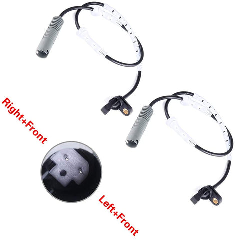 OCPTY 2PCS ABS Sensor, Front Left & Right Wheel Speed Sensors SU11969 084-4146 Fit for BMW 128i/135i/323i/325i/330i/328i/328i xDrive/335i xDrive/335d/335i/335is 34526760424/34526870075 Brake Sensor