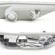 Overun 2pcs Replacement Smoke Lens Bumper Light Lamp Deflector Designed for 2016-2020 Civic