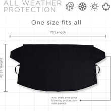 OxGord Windshield Snow Cover Ice Removal Wiper Visor Protector All Weather Winter Summer Auto Sun Shade for Cars Trucks Vans and SUVs Stop Scraping with a Brush or Shovel