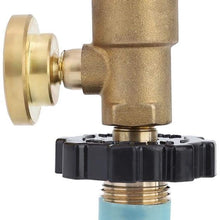 Propane Adapter, Work with BBQ Grills, Camping Stoves Propane Tank Brass Adapter W/Pressure Meter Gauge Outdoor Cooking Utensils Propane Y-Splitter