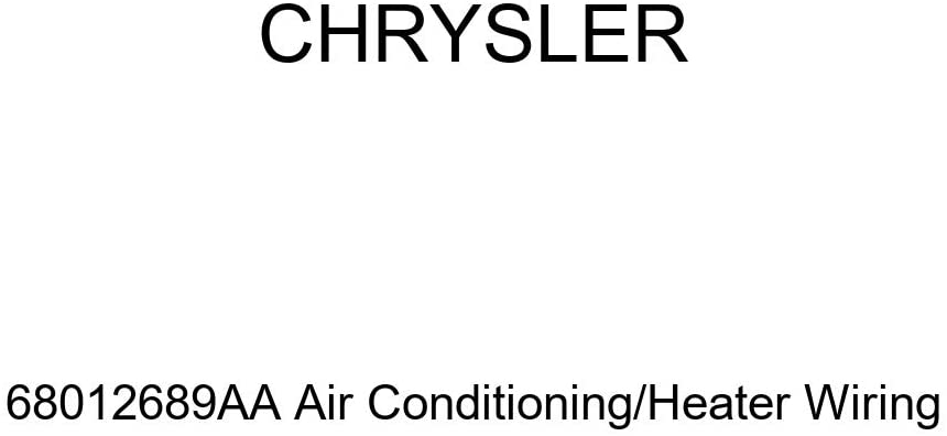 Genuine Chrysler 68012689AA Air Conditioning/Heater Wiring