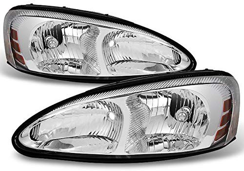 For 2004 2005 2006 2007 2008 Pontiac Grand Prix Left + Right Head Lights Head Lamps Replacement Pair Set