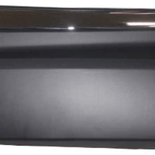 2018-2019 Honda Crv Driver Side Rear Lower Door Molding; For Touring Model; Textured Black With Chrome Molding; With Rubber Weatherstrip; Made Of Pp/Abs Plastic Partslink HO1504109