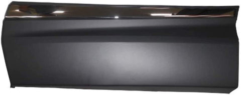 2018-2019 Honda Crv Driver Side Rear Lower Door Molding; For Touring Model; Textured Black With Chrome Molding; With Rubber Weatherstrip; Made Of Pp/Abs Plastic Partslink HO1504109