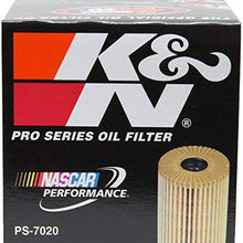 K&N PS-7020 Pro-Series Oil Filter Fit For Toyota Avalon Camry Highlander Sienna Tacoma RAV4 Venza Lexus RX350 RC200T NX300H NX200T GS200T, Single