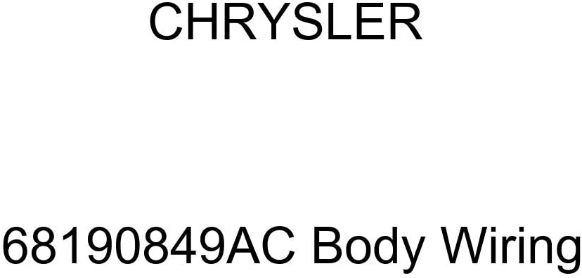 Genuine Chrysler 68190849AC Body Wiring