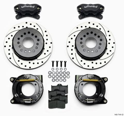 Wilwood 140-7141-D Rear Disc Brake Kit with Parking Brake for Chevy