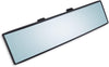 Universal 12 Inch Interior Clip On Panoramic Rearview Mirror - Blue Tint - Wide Angle - For use in Car, SUV, Truck