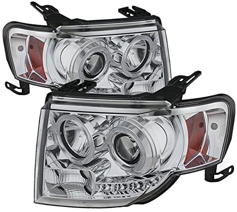 Spyder Auto 5074232 Projector Style Headlights Chrome/Clear