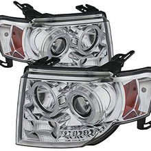 Spyder Auto 5074232 Projector Style Headlights Chrome/Clear