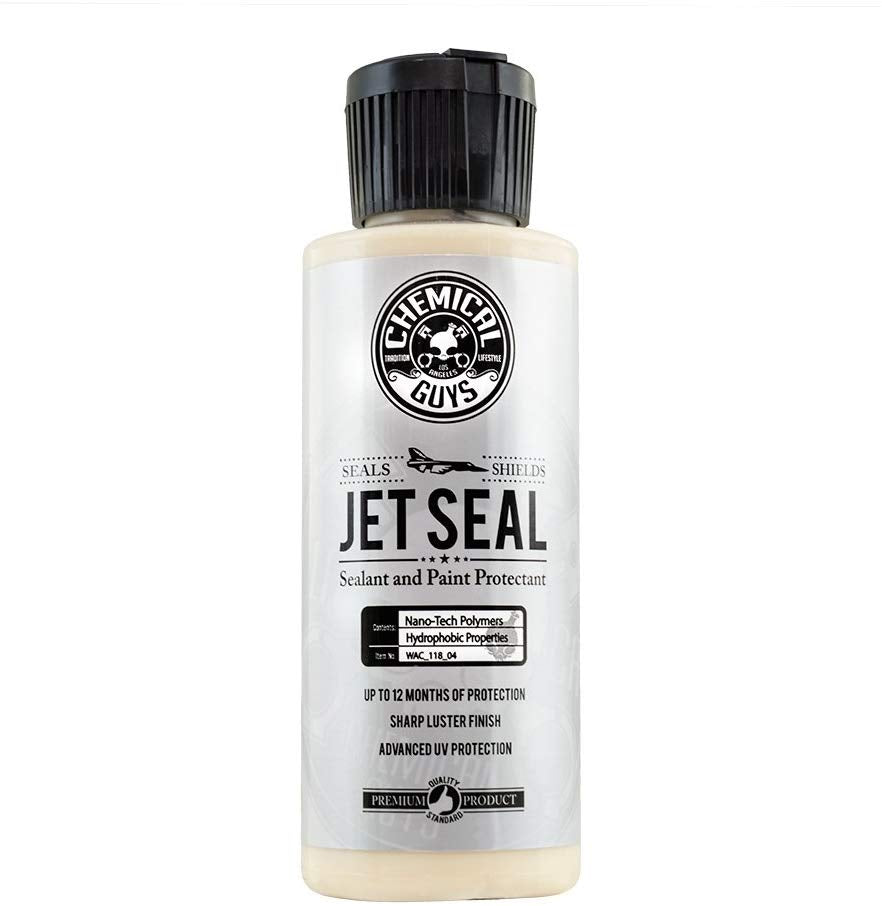 Chemical Guys WAC_118_04 JetSeal Paint Sealant & Paint Protectant with UV Protection & Hydrophobic Properties (4 oz)