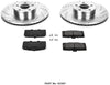 Power Stop K2367 Front Brake Kit with Drilled/Slotted Brake Rotors and Z23 Evolution Ceramic Brake Pads