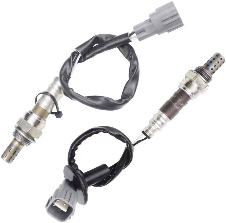 higherbro 2PCS Oxygen O2 Sensor for 1998 1999 2000 2001 2002 Chevrolet Prizm Toyota Corolla 1.8L Upstream + Downstream