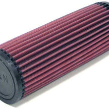 K&N Universal Clamp-On Air Filter: High Performance, Premium, Washable, Replacement Engine Filter: Flange Diameter: 2.25 In, Filter Height: 10 In, Flange Length: 0.625 In, Shape: Round, RU-3840