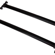Liftstrut Roof Rack Cross Bars Luggage Carrier Black Bar fit for Toyota Highlander 2008-2013 Aluminum top roof rack crossbars